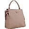 Embossed Faux-Leather 2Way Bag