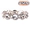 CLASSY HALO ROUND STONE STRETCH BRACELET SLBY8055