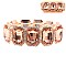 TRENDY RECTANGLE STRETCH STONE BRACELET SLBY8062