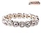 CLASSY SINGLE RHINESTONE STRETCH BRACELET W/GEMS SLBY8151