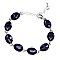 FASHIONABLE OVAL STONE LINK BRACELET SLBY8943