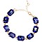 FASHIONABLE RECTANGLE STONE LINK BRACELET SLBY8944