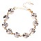 TRENDY PRISM LINK STONE STRETCH BRACELET SLBY8945