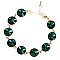 TRENDY PRISM LINK STONE STRETCH BRACELET SLBY8945