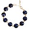 TRENDY PRISM LINK STONE STRETCH BRACELET SLBY8945