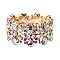 TRENDY  FLORAL STONE STRETCH BRACELET SLBY8994