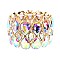 GLAM GEM CASTING STONE STRETCH BRACELET