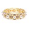PEARL CASTING RHINESTONE STRETCH BRACELET