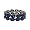 Fashionable Drop 2 Line Stretch Bracelet SLBY9853