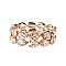 Fashionable Drop 2 Line Stretch Bracelet SLBY9853