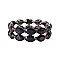 FASHIONABLE OVAL CASTING STONE STRETCH BRACELET SLBY9855