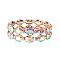 FASHIONABLE OVAL CASTING STONE STRETCH BRACELET SLBY9855