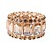 FASHIONABLE STATEMENT CASTING STONE STRETCH BRACELET SLBY9856