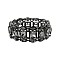 FASHIONABLE SQUARE DIAMOND STONE STRETCH BRACELET SLBY9859