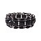 FASHIONABLE SQUARE DIAMOND STONE STRETCH BRACELET SLBY9859