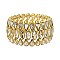TRENDY GEOMETRIC CASTING STONE STRETCH BR SLBY9864