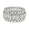 TRENDY GEOMETRIC CASTING STONE STRETCH BR SLBY9864