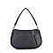 Stud And Chain Accented Skull Hobo Handbag