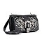 Western Buckle Design Petite Crossbody Sling