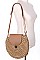 WOVEN STRAW SHOULDER BAG
