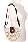 WOVEN STRAW SHOULDER BAG