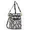Python Snake Skin Cross Body Bag