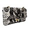 OVERSIZE  Hundred Dollar Bill Print Cross Body Shoulder HANDBAG