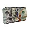 OVERSIZE  Hundred Dollar Bill Print Cross Body Shoulder HANDBAG