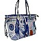 OVERSIZE Big Hundred Dollar Bill Print Tote Bag