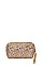 LIGHT GLITTER PYTHON COSMETIC POUCH BAG