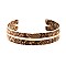 SNAKE PRINT BANGLE BRACELET