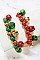 Pack of 12 Decorative Christmas Jingle Bell Bracelet Set