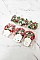 Pack of 12 Decorative Christmas Jingle Bell Bracelet Set