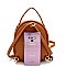 Mini Convertible Quilted Backpack Shoulder Bag