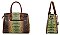 2 IN 1 Crocodile Tie-dyed Satchel + Wallet