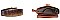 2 in 1 Crocodile Twist Lock Tie-dyed Satchel Wallet Set
