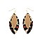 Chic Leopard Print Cork Marquise Earrings MH-CE1899