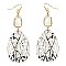 Valuable Semi Wood Teardrop Earrings MH-CE1920