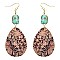 Valuable Semi Wood Teardrop Earrings MH-CE1920