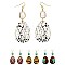 Valuable Semi Wood Teardrop Earrings MH-CE1920