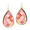 MOROCCAN PATTERN TEARDROP EARRINGS