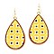 MOROCCAN PATTERN TEARDROP EARRINGS