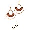 SPIFFY GEOMETRIC DROP EARRINGS