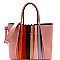 Multi-colored Accordion Accent Bohemian Tote MH-CE7171
