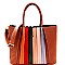 Multi-colored Accordion Accent Bohemian Tote MH-CE7171
