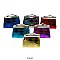 Pack of 12 Mini Coin Purses with Glossy Diamond Design