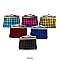 Pack of 12 Mini Coin Purses with Square Design
