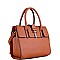 MEDIUM 2 WAY HARDWARE ACCENT SATCHEL