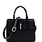 MEDIUM 2 WAY HARDWARE ACCENT SATCHEL