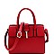 MEDIUM 2 WAY HARDWARE ACCENT SATCHEL